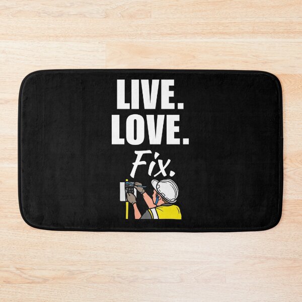 Item preview, Live, love, fix. Funny electrician husband quote or saying for electrician employee designed and sold by NBSStore.