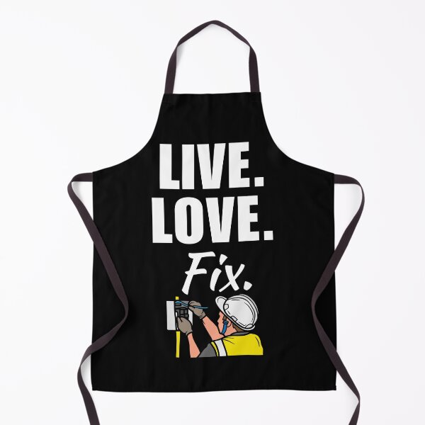 Item preview, Live, love, fix. Funny electrician husband quote or saying for electrician employee designed and sold by NBSStore.