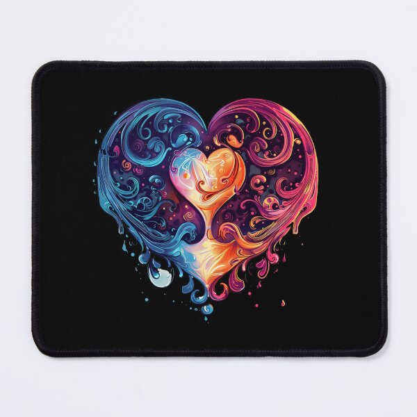Item preview, Cool heart on patches Sticker designed and sold by S-ZYBI.