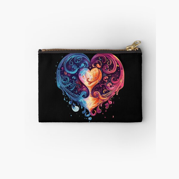 Item preview, Cool heart on patches Sticker designed and sold by S-ZYBI.