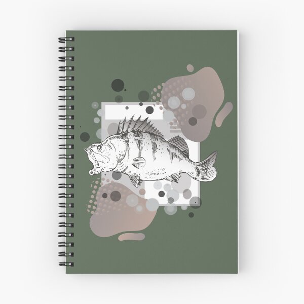 Item preview, Perch predatory fish fishing motif designed and sold by Ecmoprints.