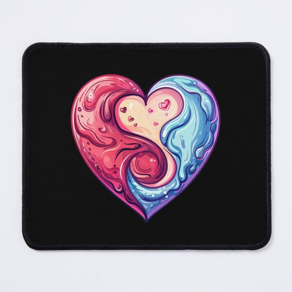 Item preview, Cool heart on patches Sticker designed and sold by S-ZYBI.
