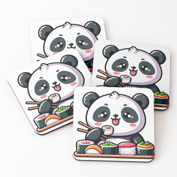 Artikelvorschau, Panda-Sushi Kawai entworfen und verkauft von tomamatear.