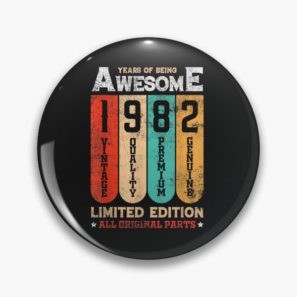 Item preview, 42th Birthday 1982 Limited Edition 42 Years Old Retro designed and sold by caloudiaminart.