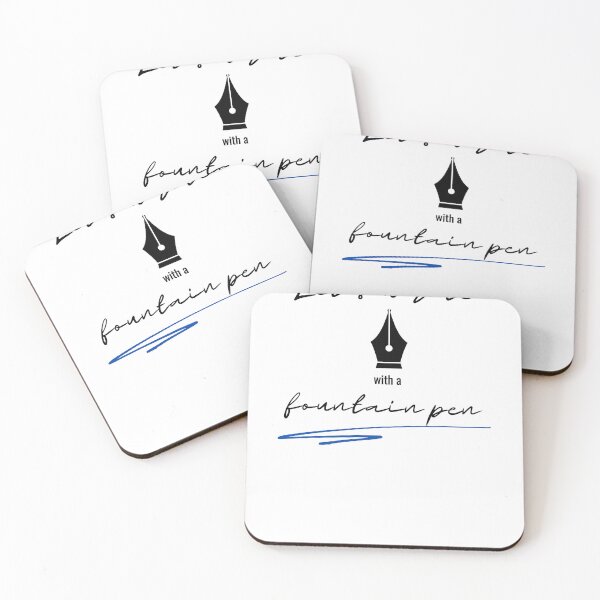 Item preview, Let's write with fountain pen - gifts for writers and calligraphers designed and sold by alczar.