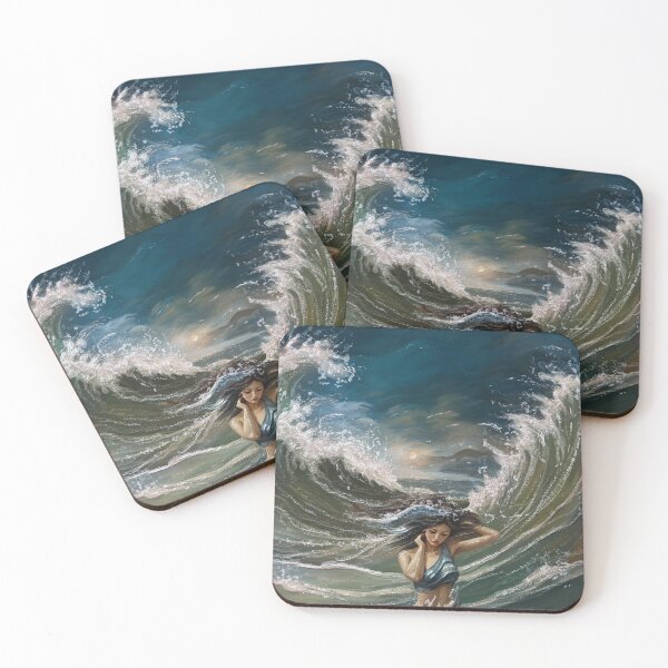 Item preview, Nymph in the sea waves designed and sold by Andy551.
