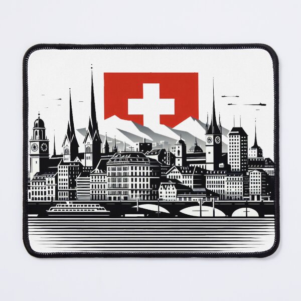 Item preview, Swiss Serenity: A Minimalist Tribute designed and sold by StellarValor.