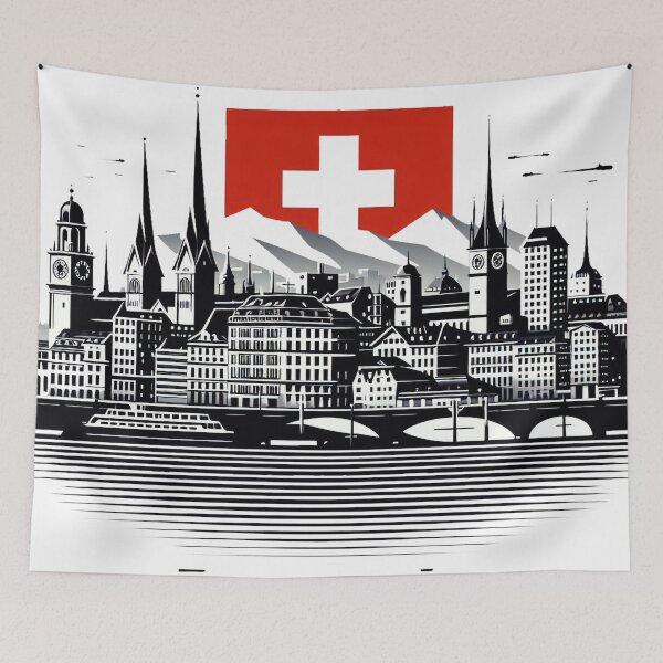 Item preview, Swiss Serenity: A Minimalist Tribute designed and sold by StellarValor.
