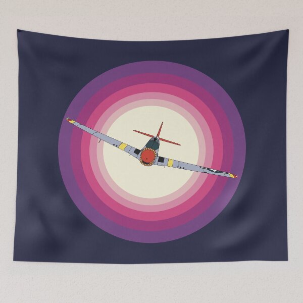 Artikelvorschau, P-51 Mustang Sonnenuntergangshimmel entworfen und verkauft von skye-studio.