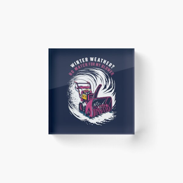 Item preview, Winter Warrior's Snow Blower Triumph Art designed and sold by VoyteksDesigns.
