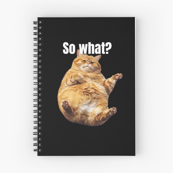 Item preview, So what funny fat cat  designed and sold by SmileshareShop.