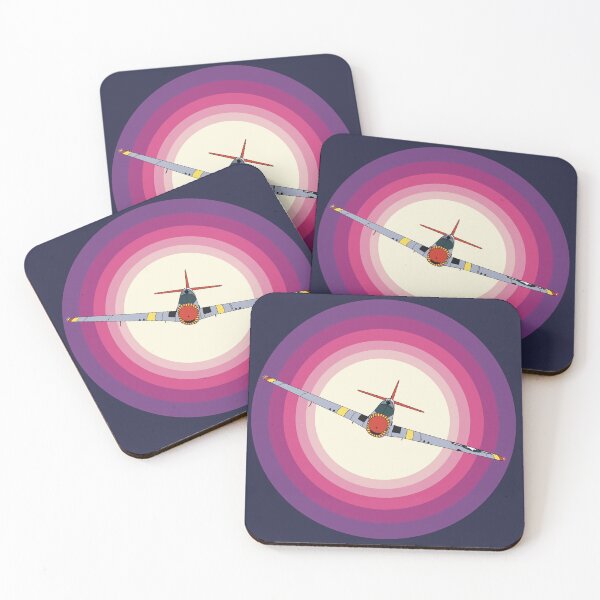 Item preview, P-51 Mustang Sunset Sky  designed and sold by skye-studio.