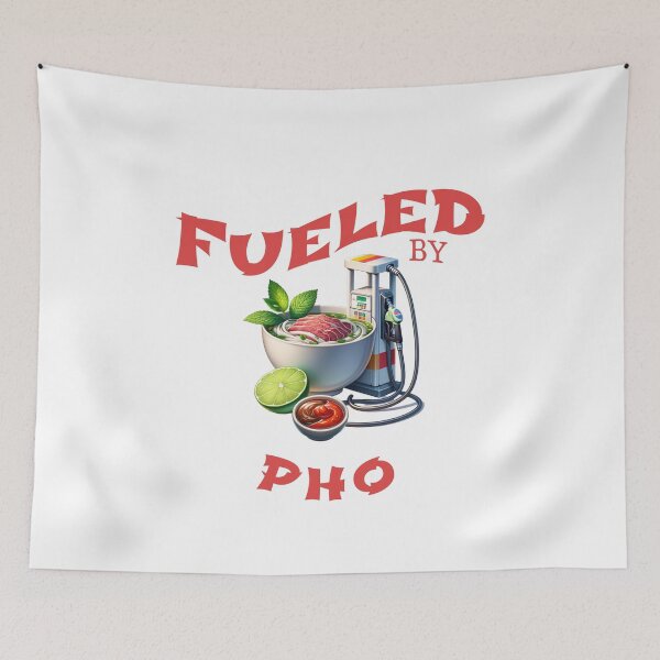 Item preview, Fueled by Pho designed and sold by TravelingPlateS.