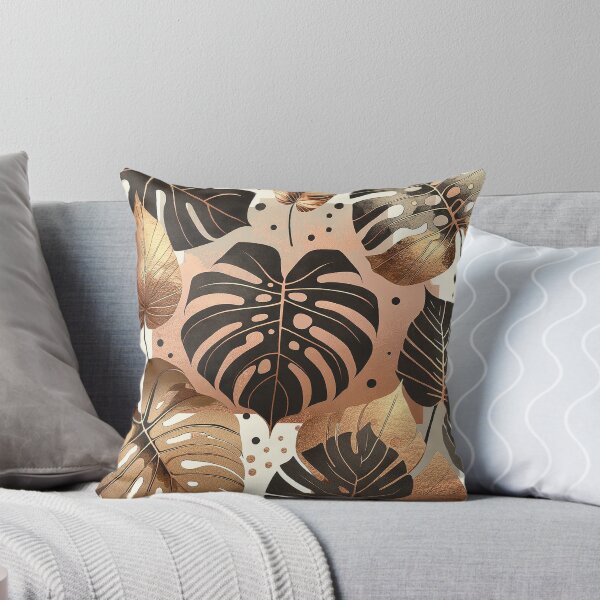 Item preview, Luxurious Rose Gold Monstera Leaves designed and sold by zzz888.