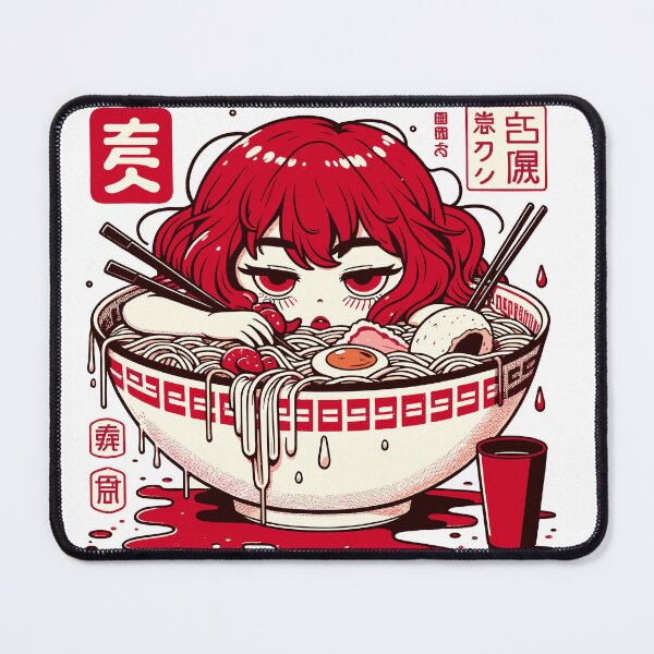 Item preview, spicy Anime Ramen Bowl: The Ultimate Fusion of Bold Flavors and Edgy Manga designed and sold by toobel.