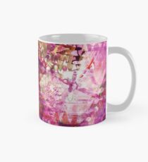Fragmented Purple Red Abstract Artwork Classic Mug