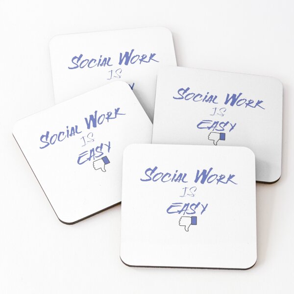 Item preview, Social Work Is Easy, Thumbs Down designed and sold by KoumlisArt.