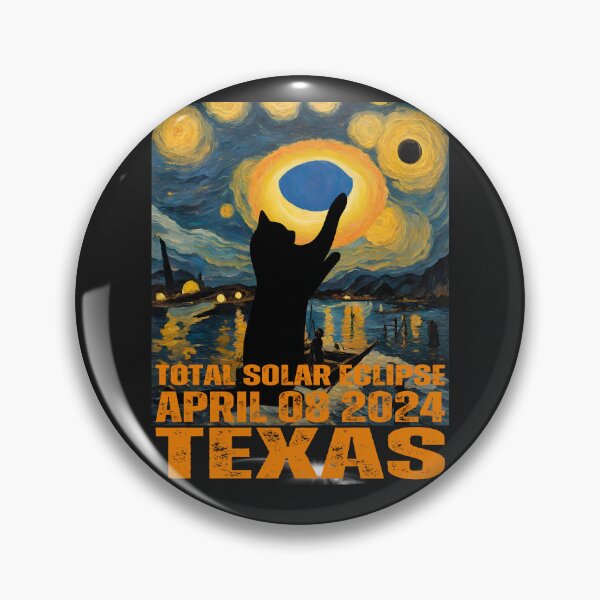 Item preview, Texas total solar eclipse ,04 08 2024 and my cat designed and sold by erozzz.