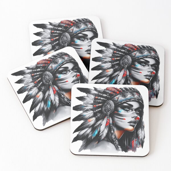 Item preview, Native American, Beauty, Wild Rose | Catsie Cat designed and sold by yelkenb.