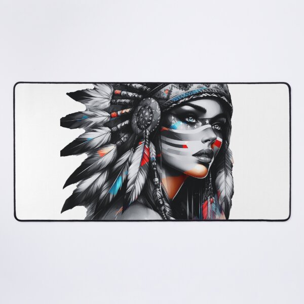 Item preview, Native American, Beauty, Wild Rose | Catsie Cat designed and sold by yelkenb.