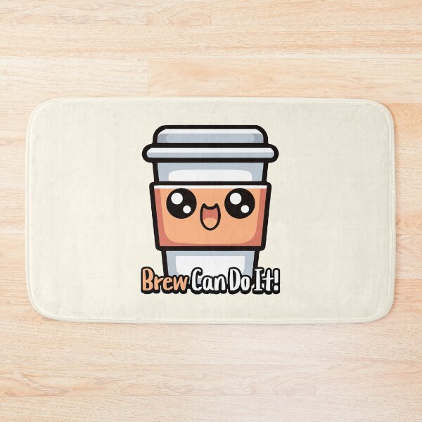 Item preview, Brew Can Do It! Cute Coffee Pun designed and sold by PMCreative.