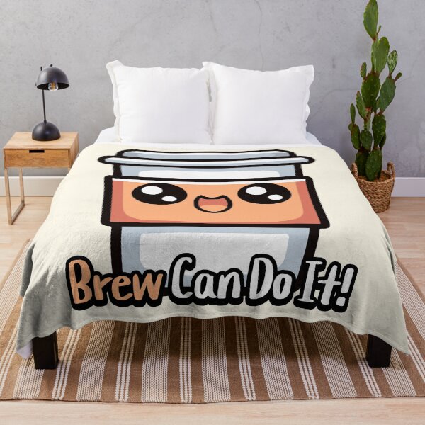 Item preview, Brew Can Do It! Cute Coffee Pun designed and sold by PMCreative.
