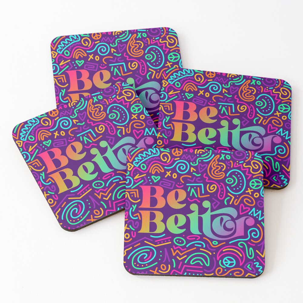 Item preview, Coasters (Set of 4) designed and sold by GenZStickerCo.