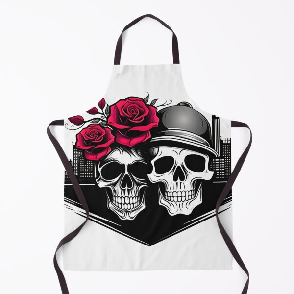Item preview, Goth Skulls And Roses Smile Now Cry Later Cityscape designed and sold by LostSolace.