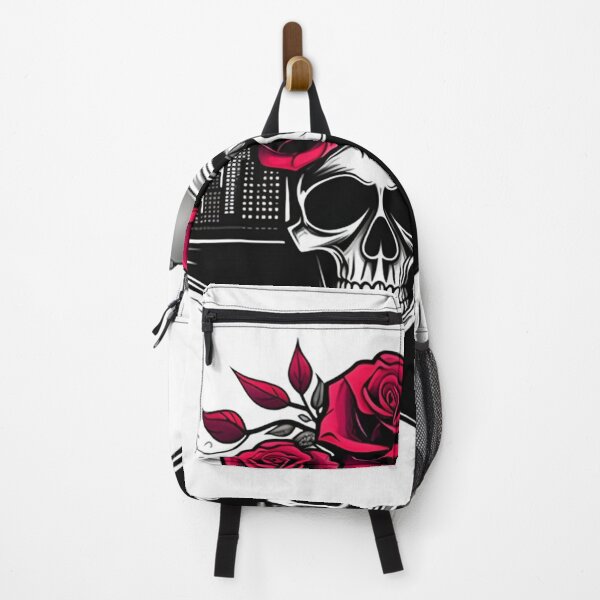 Item preview, Goth Skulls And Roses Smile Now Cry Later Cityscape designed and sold by LostSolace.