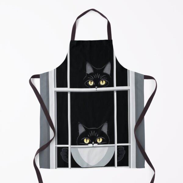 Item preview, Black Cats Looking Outside Window designed and sold by TheDarkWardrobe.