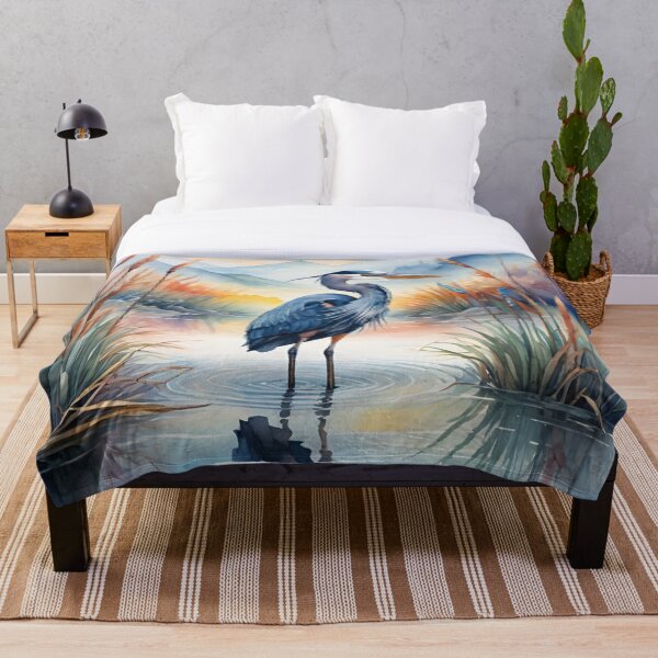 Item preview, Watercolor Blue Heron designed and sold by JamieRainbow.
