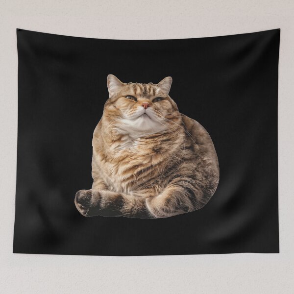 Item preview, Suspicious fat cat  designed and sold by SmileshareShop.