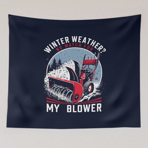 Item preview, Unstoppable Snow Blower Winter Graphic designed and sold by VoyteksDesigns.