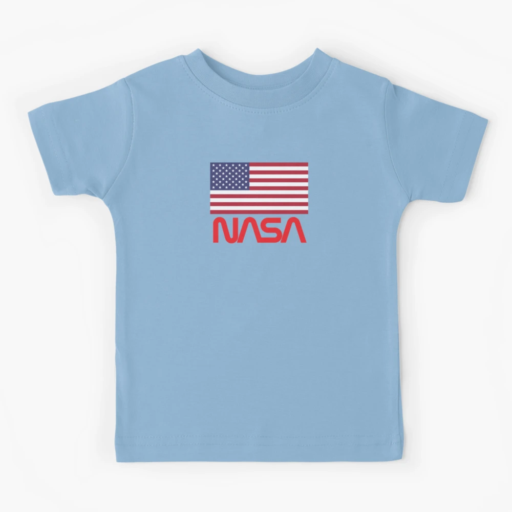 NASA Retro Logo Tee Flag Design Shirt Kids for American T-Shirt Retro Sale Redbubble | \