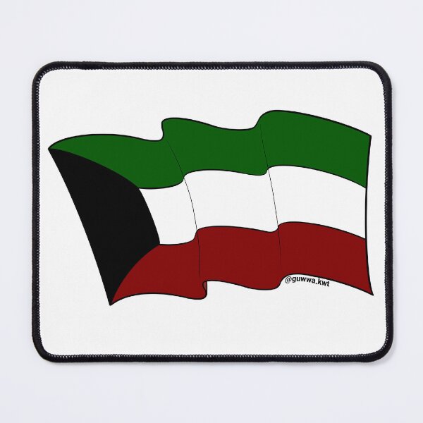 Item preview, Kuwait Flag waving designed and sold by Guwwa from Kuwait.