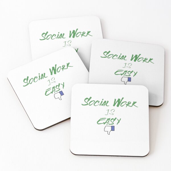 Item preview, Social Work Is Easy, Thumbs Down designed and sold by KoumlisArt.
