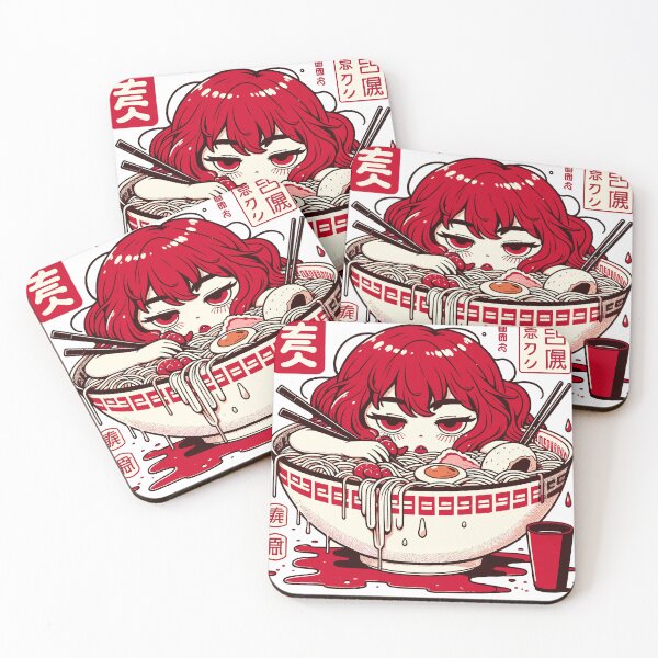 Item preview, spicy Anime Ramen Bowl: The Ultimate Fusion of Bold Flavors and Edgy Manga  designed and sold by toobel.