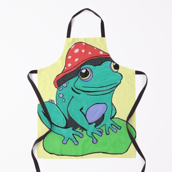 Item preview, Frog With a Mushroom Hat designed and sold by SoleiaFlur.
