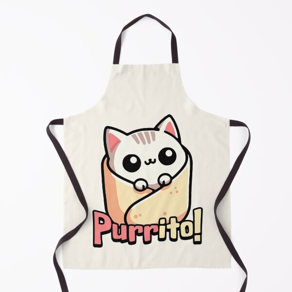 Item preview, Purrito! Cute Cat Burrito Pun designed and sold by PMCreative.