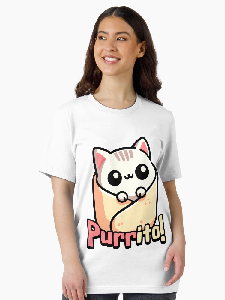 Purrito! Cute Cat Burrito Pun
