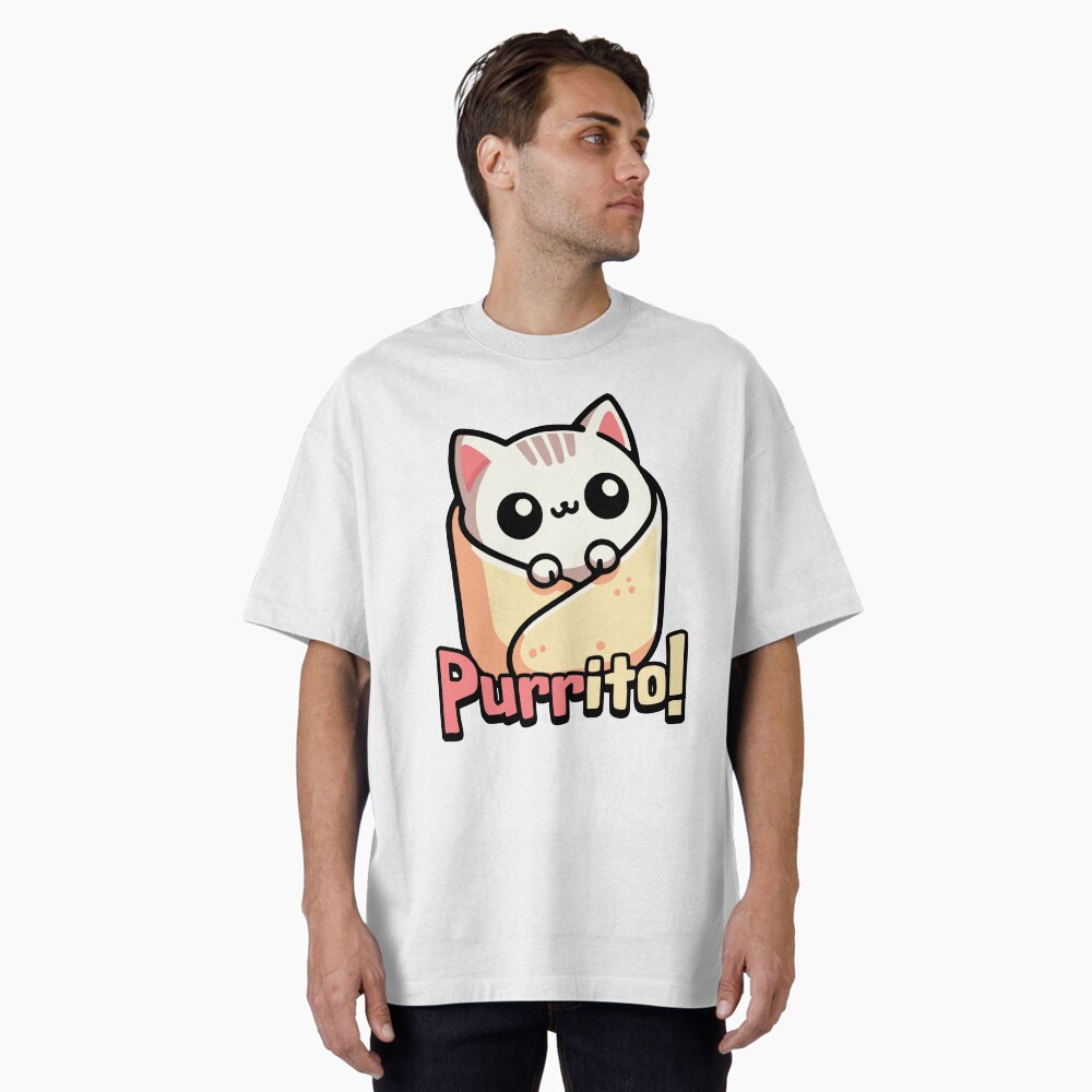 Purrito! Cute Cat Burrito Pun