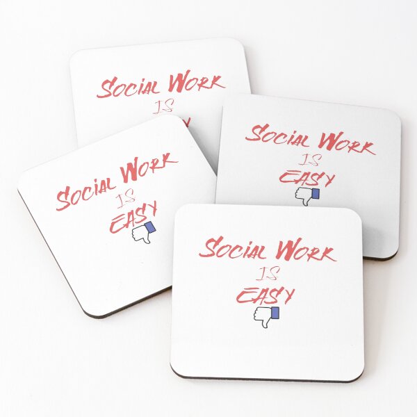 Item preview, Social Work Is Easy, Thumbs Down designed and sold by KoumlisArt.