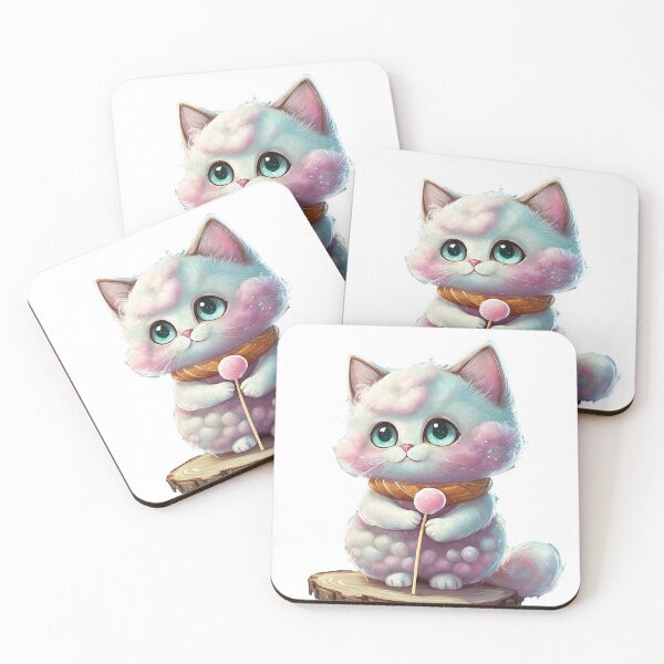 Item preview, Cotton Candy Cute Kitty designed and sold by omerfdln34.