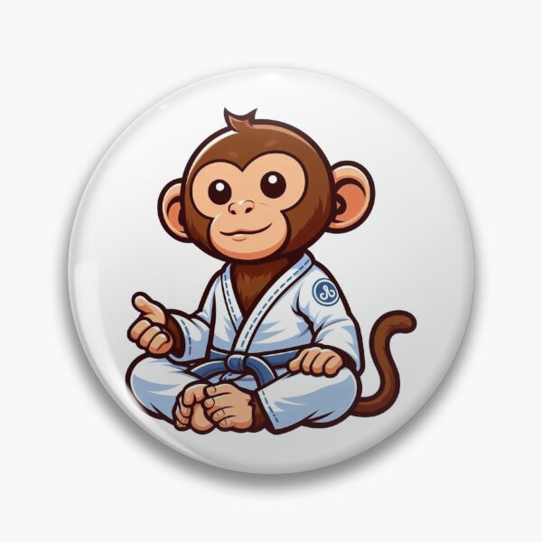 Item preview, Sitting Simian: BJJ’s Thoughtful Thespian designed and sold by Martial-Art-23.