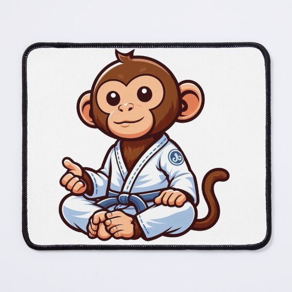 Item preview, Sitting Simian: BJJ’s Thoughtful Thespian designed and sold by Martial-Art-23.