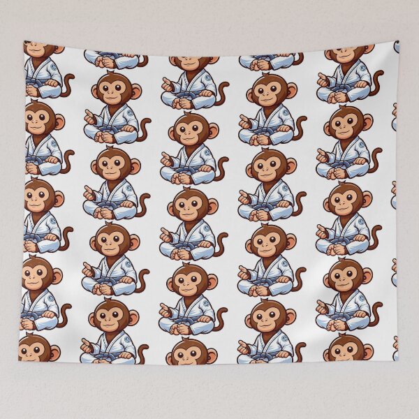 Item preview, Sitting Simian: BJJ’s Thoughtful Thespian designed and sold by Martial-Art-23.