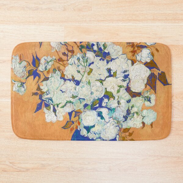 Item preview, Roses (1890) vintage wall art print poster design remix from original painting by Vincent Van Gogh designed and sold by Suzana Djordjevic.