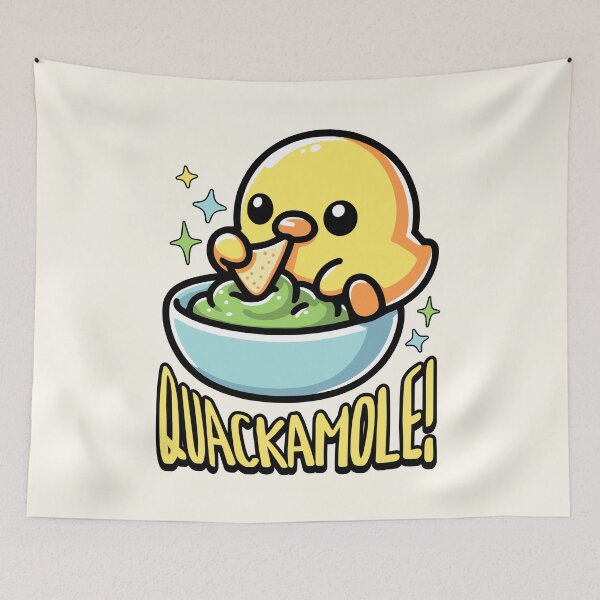 Item preview, Quackamole! Cute Guacamole Duck Pun designed and sold by PMCreative.