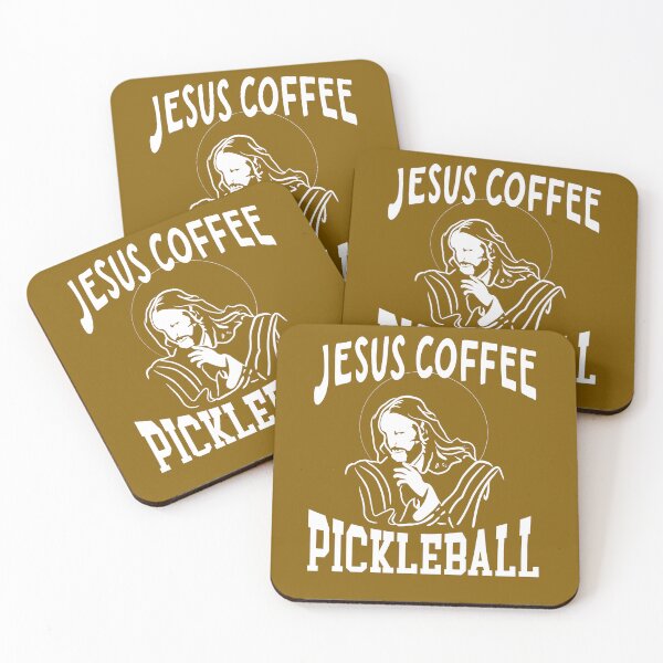 Item preview, Jesus coffee pickleball designed and sold by box-artshop.