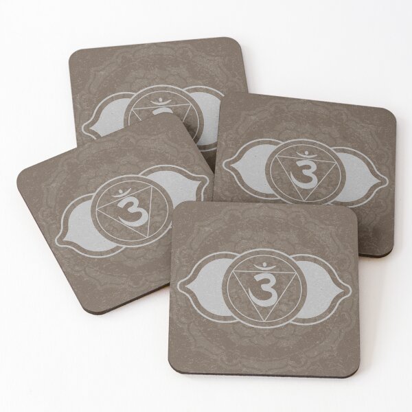 Item preview, Third Eye Chakra Mandala - Earth + Fog designed and sold by Irene Estelle.